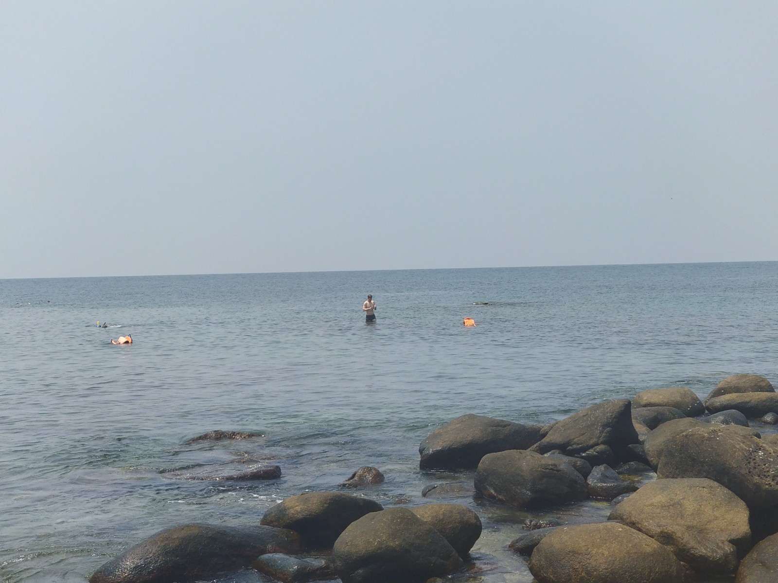 Snorkelling on Pigeon Island