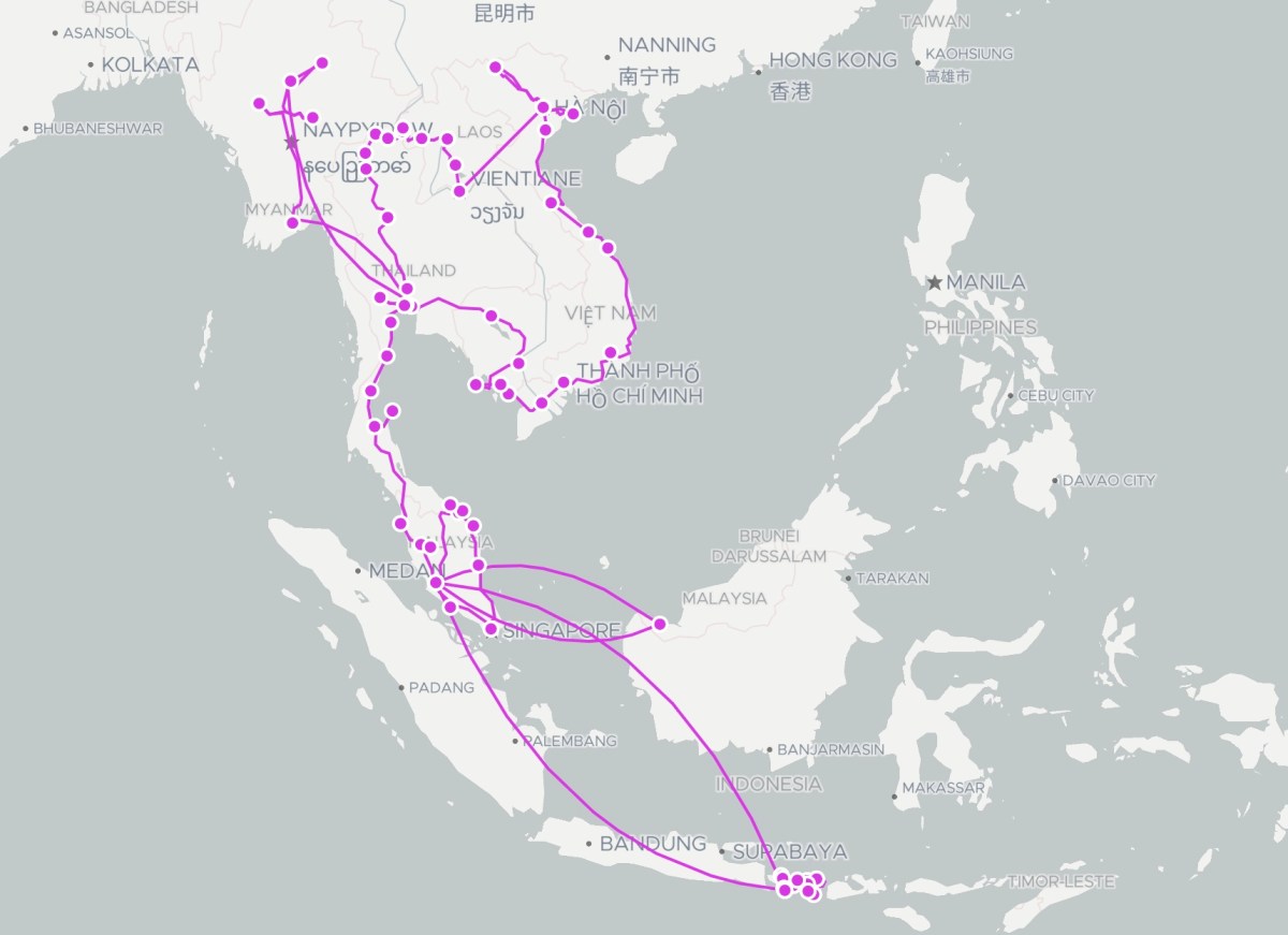 Eight months in South East&nbsp;Asia