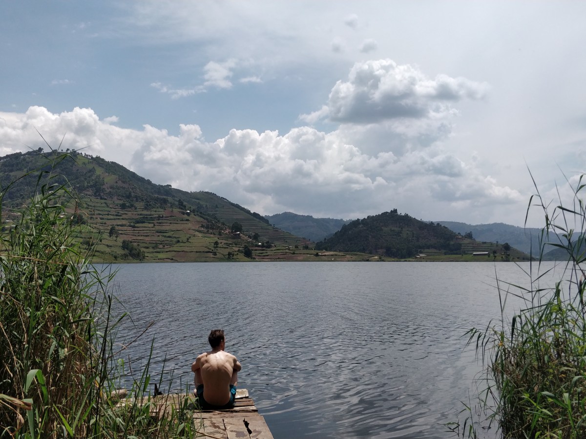 Relaxing at Lake&nbsp;Bunyonyi