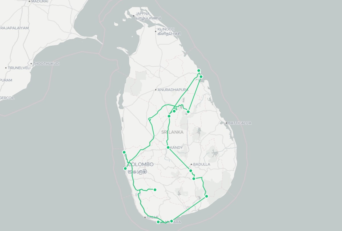Three Weeks in Sri&nbsp;Lanka